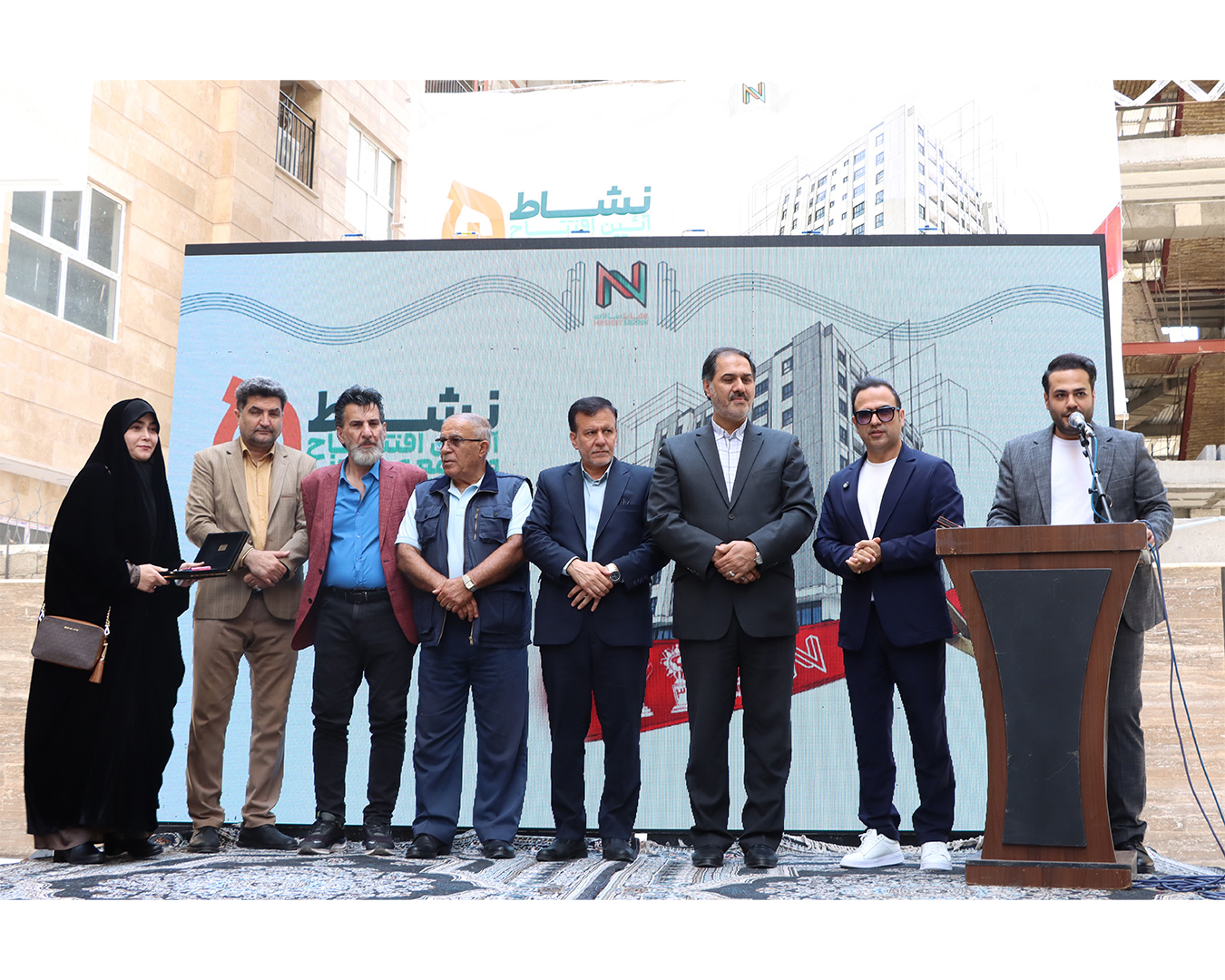 آئین افتتاح مجتمع 80 واحدی نشاط 5